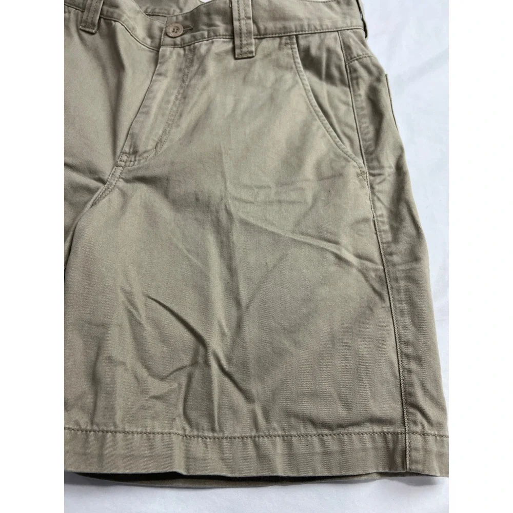 The North Face Mens Khaki Cotton Chino Shorts Size 32 Regular Tan Utility F10‎